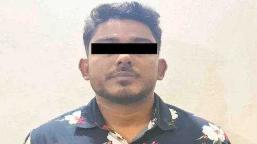 machheat karmadhun ganja vikri karanarya hublichya tarunala atak