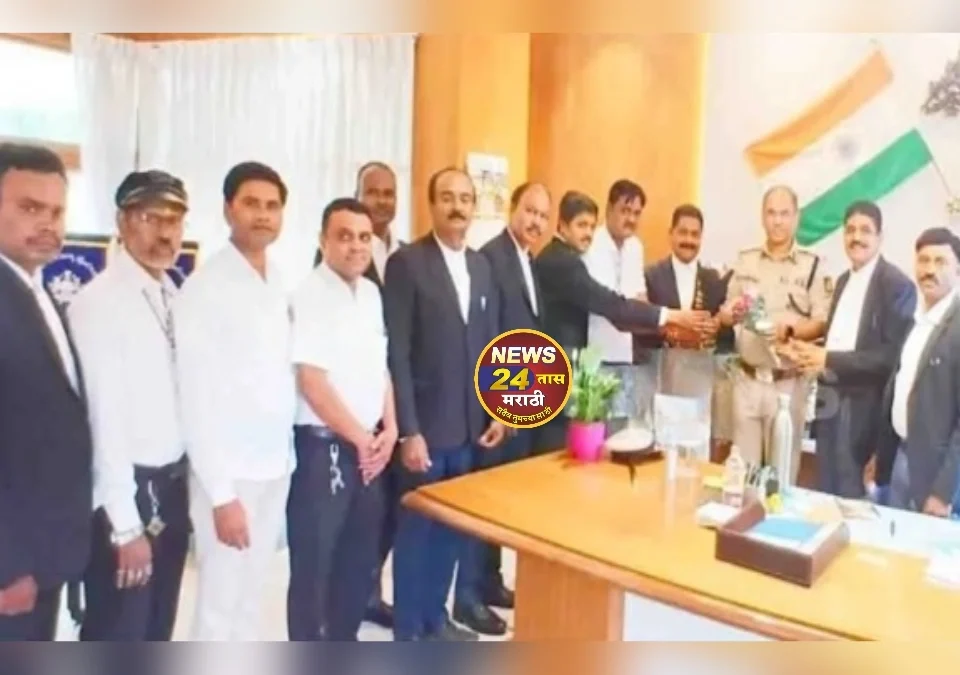 nutan igp sandeep patil yancha vakilanchya vatine satkar