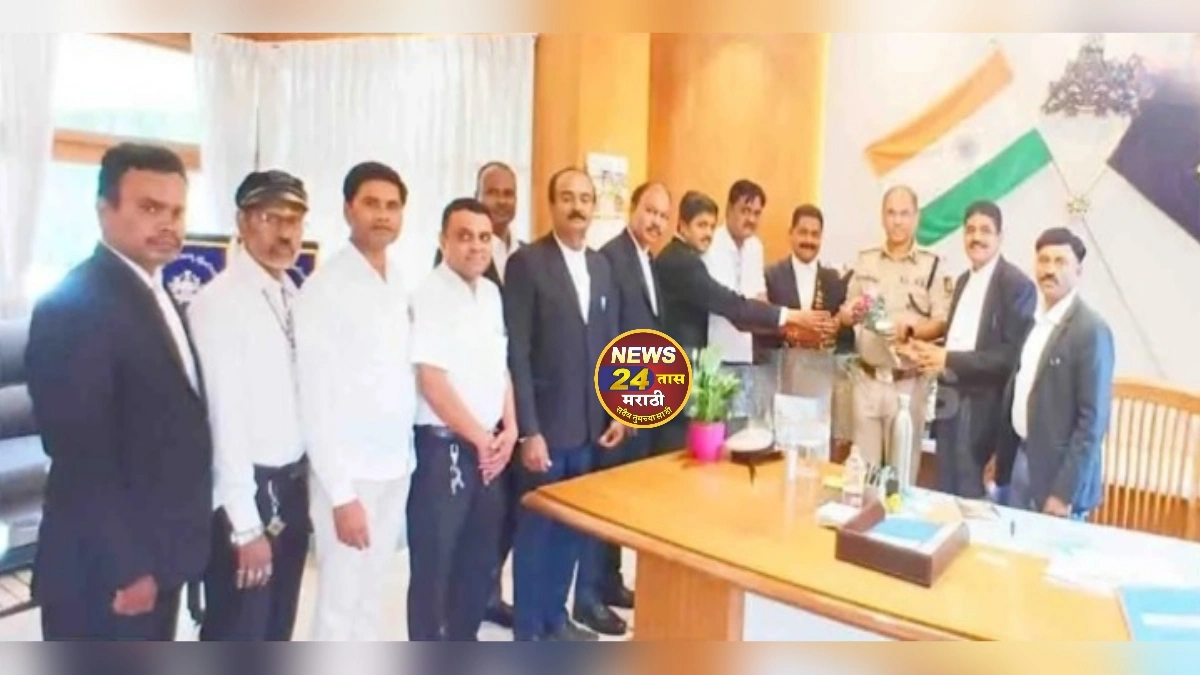 nutan igp sandeep patil yancha vakilanchya vatine satkar