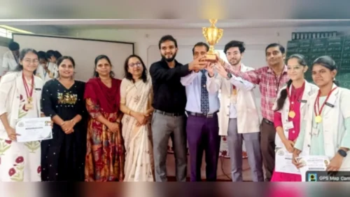 shivbasav jyoti college tarfe prashnamanjusha spardha sampanna