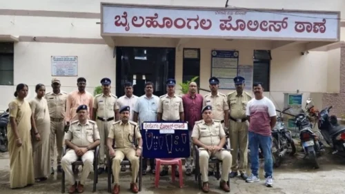 bailhongal policesankadun avghya 24 tasant choricha chhada