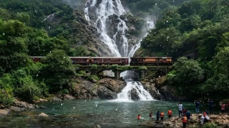 doodhsagar yethe bekaydeshir trekking ; 32 paryatakaanvar karvai
