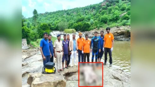 gokakmadhe panyat budalelya yuvakacha mrutdeh shodhnayat yash