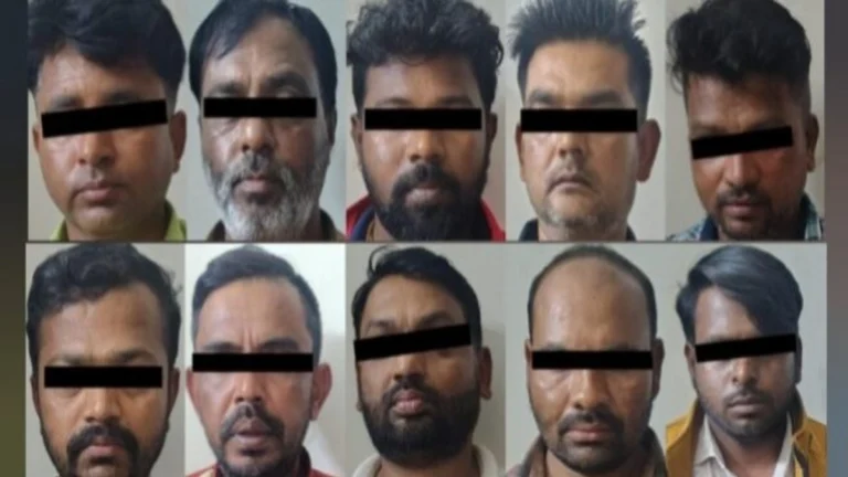 hirebagewadi polisancha jugar addyavar ; chhapa 10 jananna atak