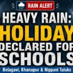 musaldhar pavasamule belgaav khanapur aani nipani talukyatil shalanna udya budhwarihi sutti
