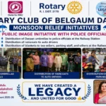 rotary club of belgaav darpancha midnight monsoon relief upakram yashaswi