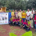 rotary club of belgaav darpantarfe kadoli shasakiya highschoolmadhe vruksharopan