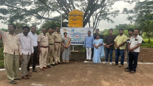 rotary club of belgaum darpantarfe hindu rudrabhumit panyachya takiche lokarpan