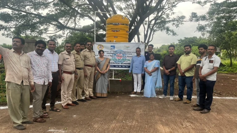rotary club of belgaum darpantarfe hindu rudrabhumit panyachya takiche lokarpan