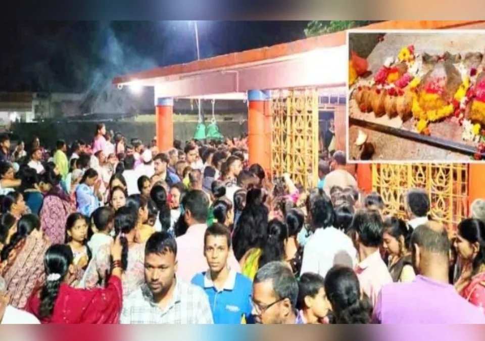 shri mangai devi jatrotsavachya dharmik vidhinna prarambh