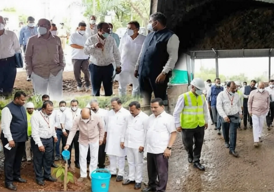 turmuri kachara vyavasthapan kendrache karyapaddhatiche nagarvikas mantryankadun kautuk