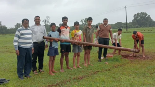 zonal madhyamik shaley krida spardhesathi bijgarni-highschoolche kridangan sajj