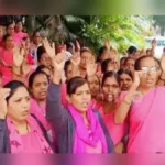 atirikta kamavirodhat belgaavat asha karyakartyanche andolan