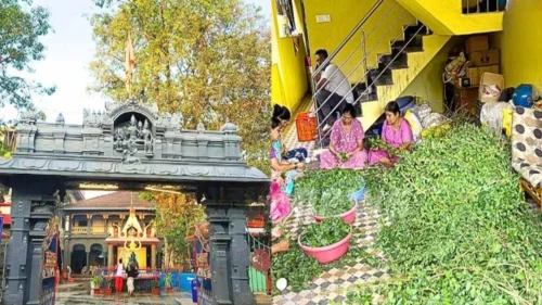 ek lakhanhun adhik belpatranni sajnar kapileshwar ; udya bhavya mal arpan