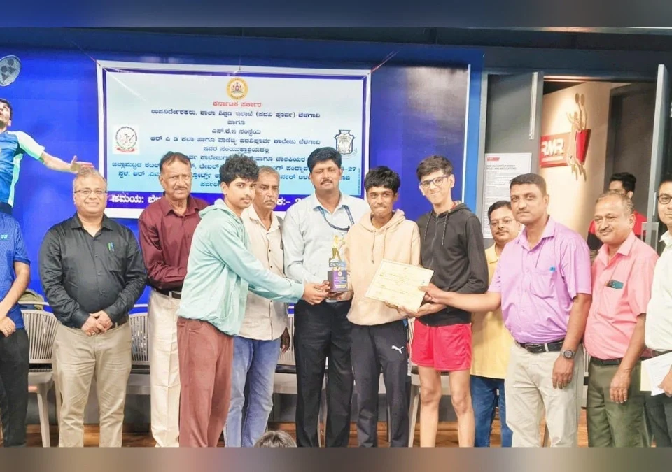 gogate pu collegechi jilhastariya krida spardhet tin vijetepade