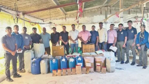 hajgolilitil drugs karkhanyacha pardafash