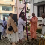 iskon tarfe mandapachi muhurtamedh sampanna