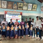 khanapur talukyatil halkarni shivajinagar va chirmurkar galli prathamik marathi shalanmadhe shaikshanik sahitya vitaran