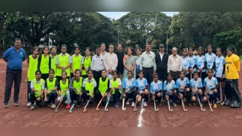 rashtriya krida din nimittane ayojit hockey spardhanchya udya bakshis samarambh