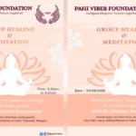 samuhik healing aani dhyanatun tanavmukticha anubhav ghenyachi sandhi