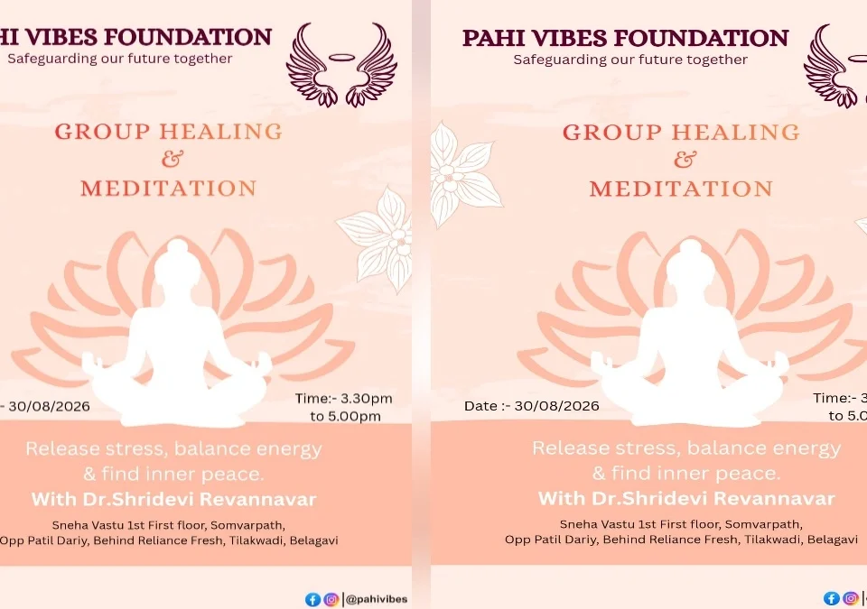 samuhik healing aani dhyanatun tanavmukticha anubhav ghenyachi sandhi