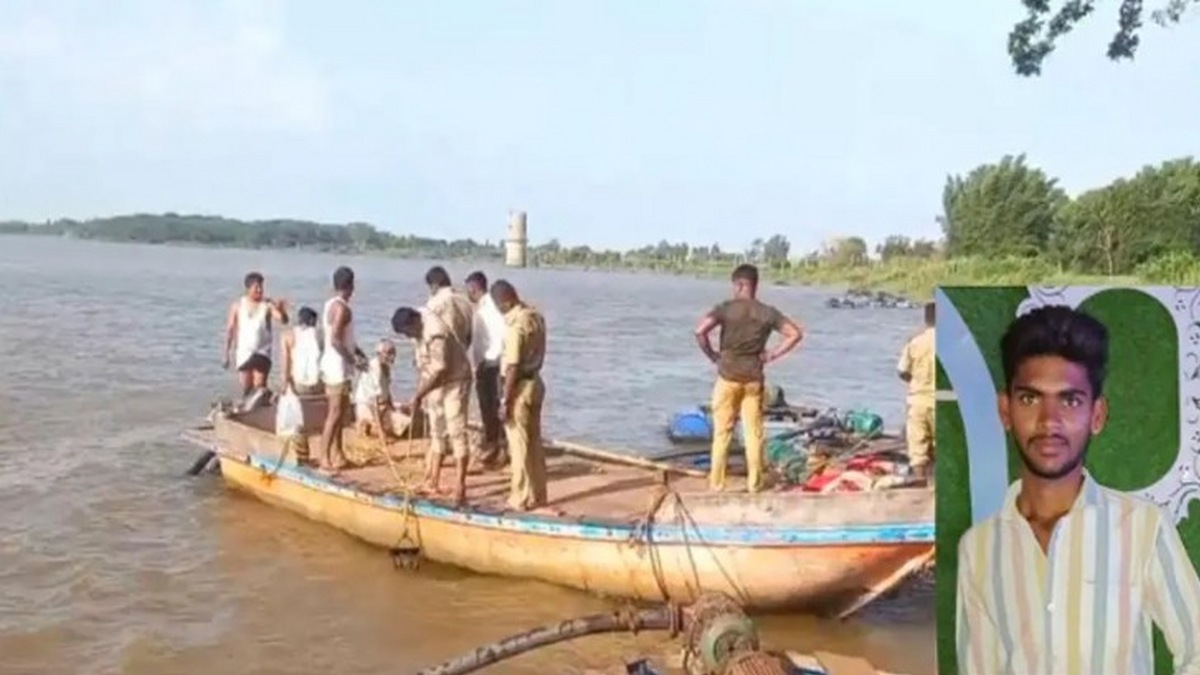 vijecha dhakka lagun krishna nadit padlela yuvak bepatta