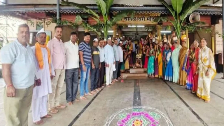 yellurmadhe shri changleshwari devicha abhishek sohala bhaktibhavat
