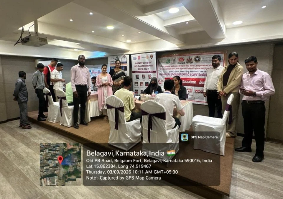 anemiamukt bharatasathi rotary club of belgaav darpancha pudhakar