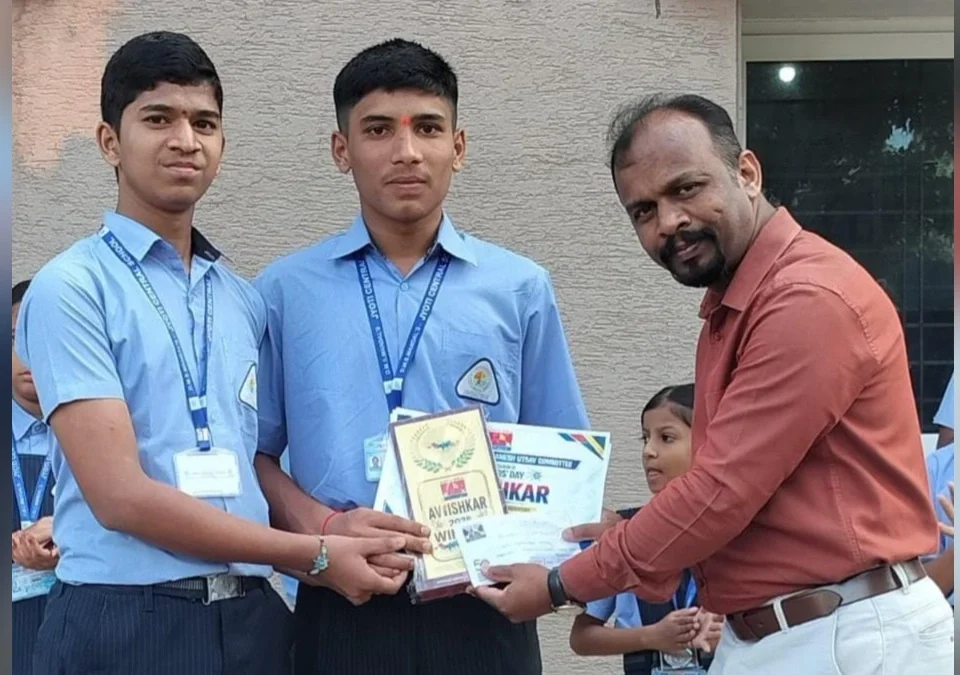 avishkar 2026 spardhet jyoti central schoolche ghavghavit yash
