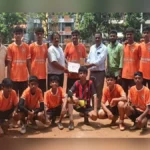 belgaav shahar talukastariya football spardhet sant meera shalela vijetepad