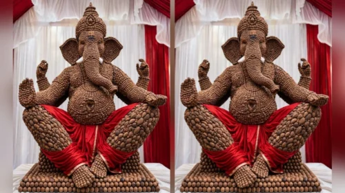 belgaavat salag 14 vya varshi nanawadi mandalacha eco friendly ganeshotsav