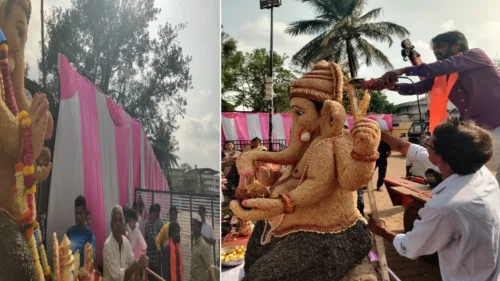belgaavatil sarvajanik shrimurti visarjanala prarambh