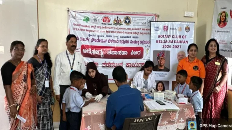 bharatesh kannad madhyam shalet anemia mukt belgaav abhiyan