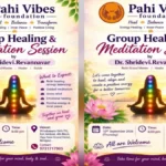 pahi vibes foundationtarfe belgaavat samuhik adhyatmik upachar va dhyan satra