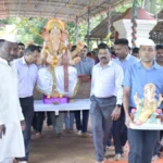 the maratha light infantry regimental centremadhe paramparik utsahat ganeshmurtichi sthapana