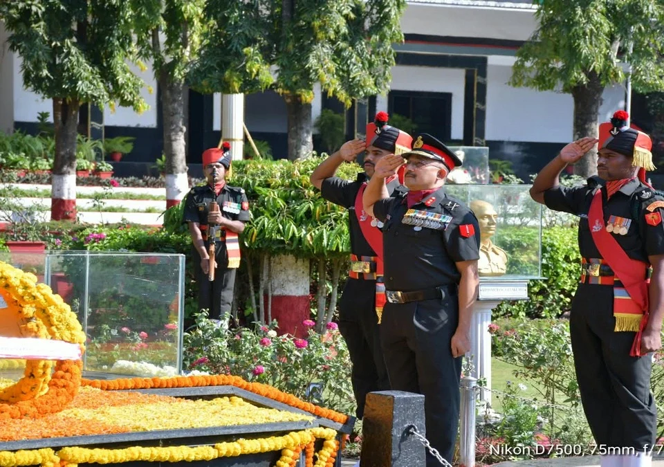belgaav mlrc madhye 80va infantry din utsahat sajra