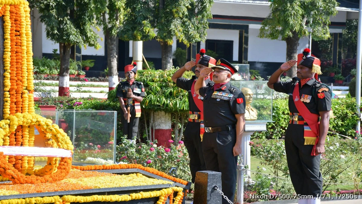 belgaav mlrc madhye 80va infantry din utsahat sajra