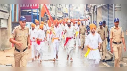 belgaavat shri durgamata daudichya sahavya divshi sajiv dekhavyanni vedhale laksh