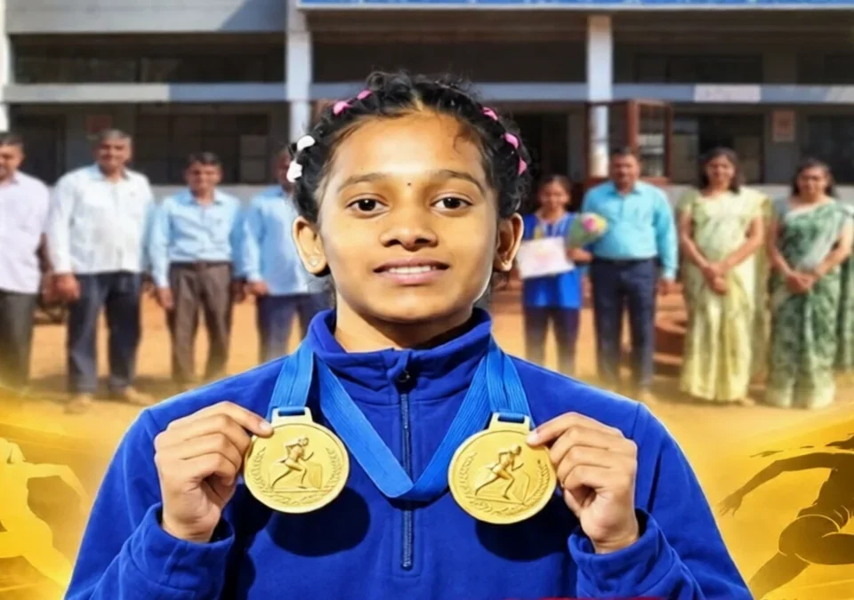 gaundwadchya madhuri patilchi rajyastariya athletics spardhesathi nivad