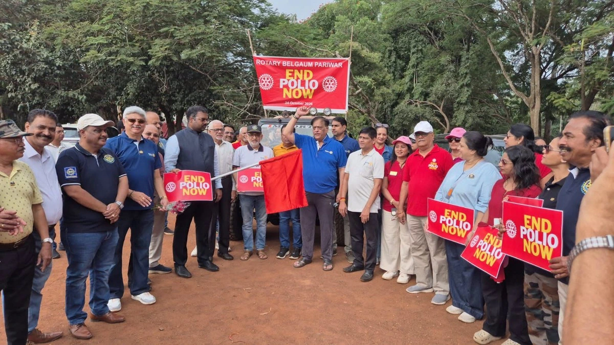 jagatik polio dinanimitta rotary belgaav parivarachi janjagruti rally