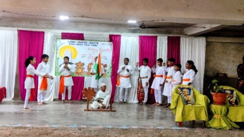 joshis central public school madhe gandhi shastri jayanti sajri