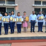 jyoti central schoolchya vidyarthyanchi rajyastariya gayan spardhet baji