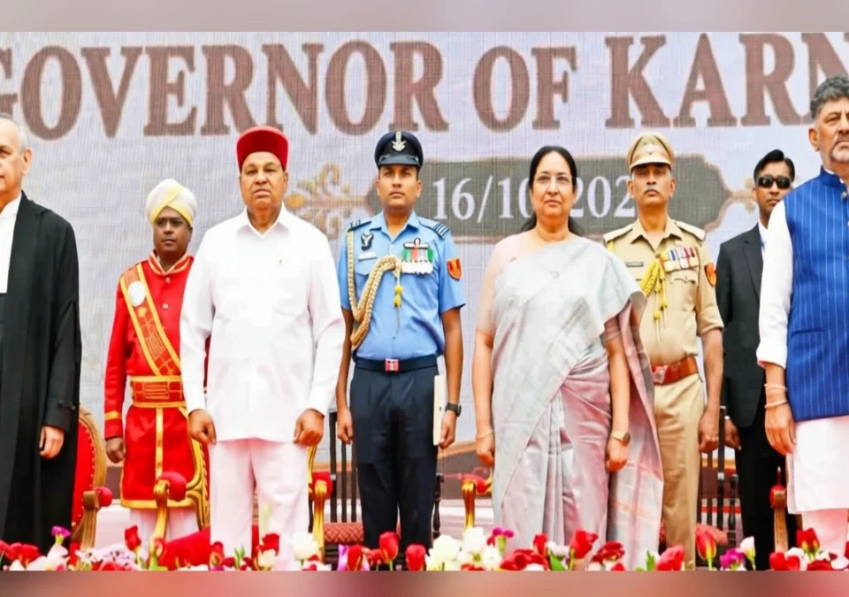 karnatakachya rajyapalpadi dr. sudha yadav yancha shapathvidhi