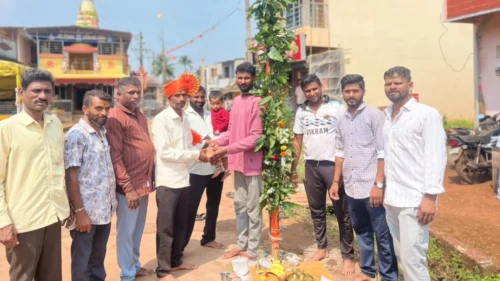kawlewadit durgamata navratrotsavachi muhurtmedh