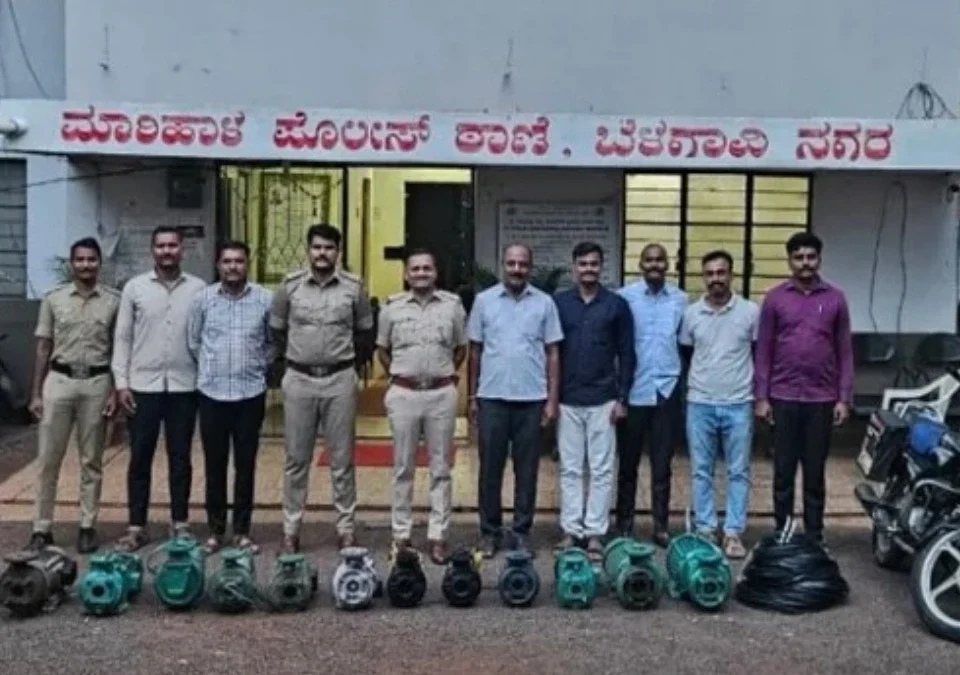 motor pump chorte gajaaad ; 3.60 lakhancha muddemal japt
