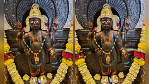 navratritil shanivari shri shani mandirat vividh dharmik karyakramanche aayojan