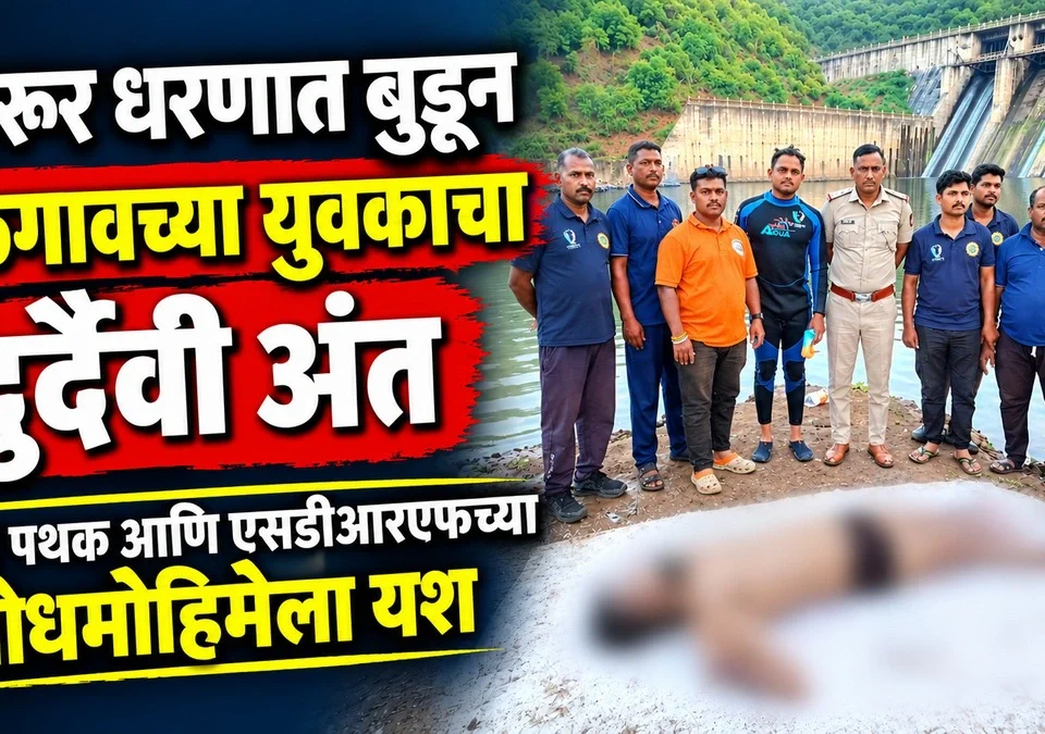 shirur dharanat budun belgaavchya yuvakacha durdaivi ant