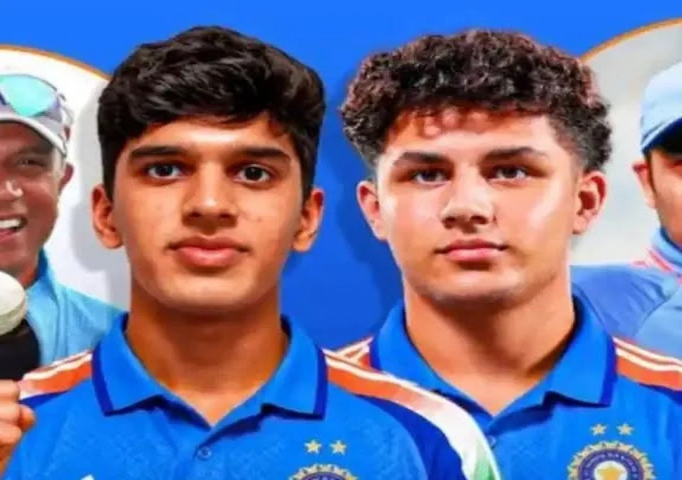 under-19 asia cupsathi team indiachi ghoshana