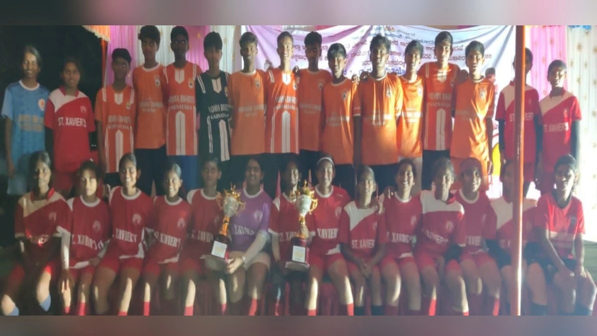 vibhagiya football spardhet sant meera, st-xaviers yanna vijetepad
